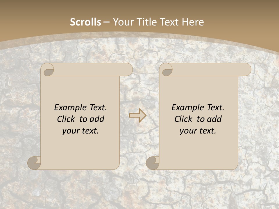 Material Natural Knot PowerPoint Template
