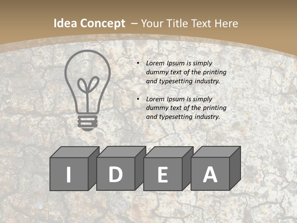 Material Natural Knot PowerPoint Template