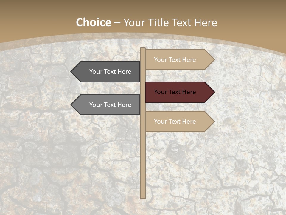 Material Natural Knot PowerPoint Template