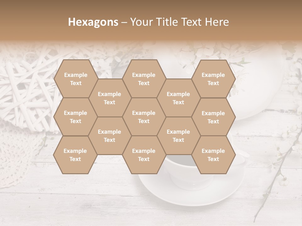 White Natural Texture PowerPoint Template