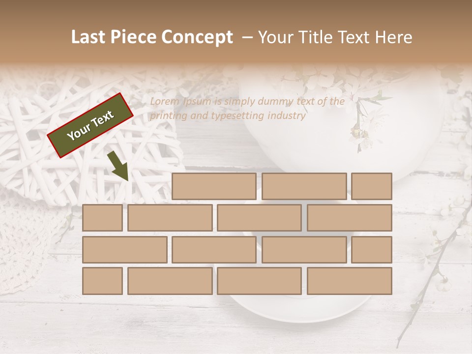 White Natural Texture PowerPoint Template
