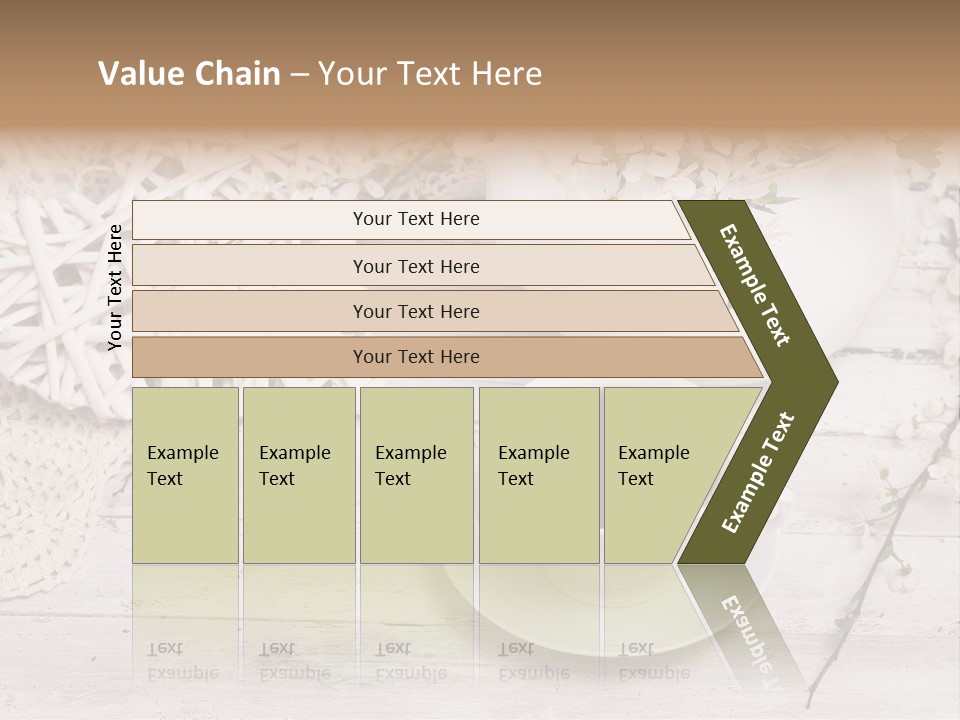 White Natural Texture PowerPoint Template