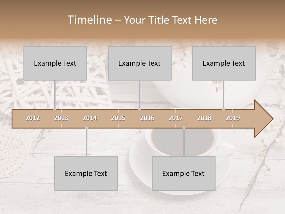 White Natural Texture PowerPoint Template