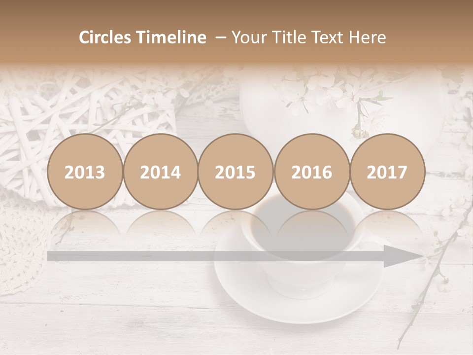 White Natural Texture PowerPoint Template