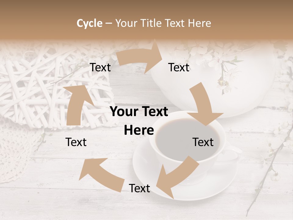 White Natural Texture PowerPoint Template