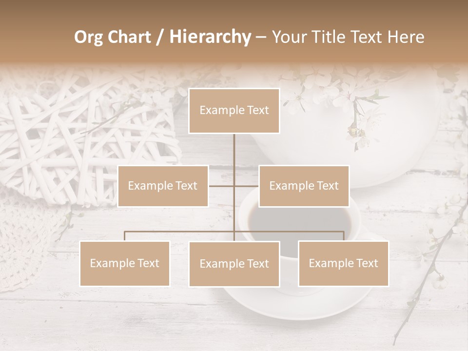 White Natural Texture PowerPoint Template