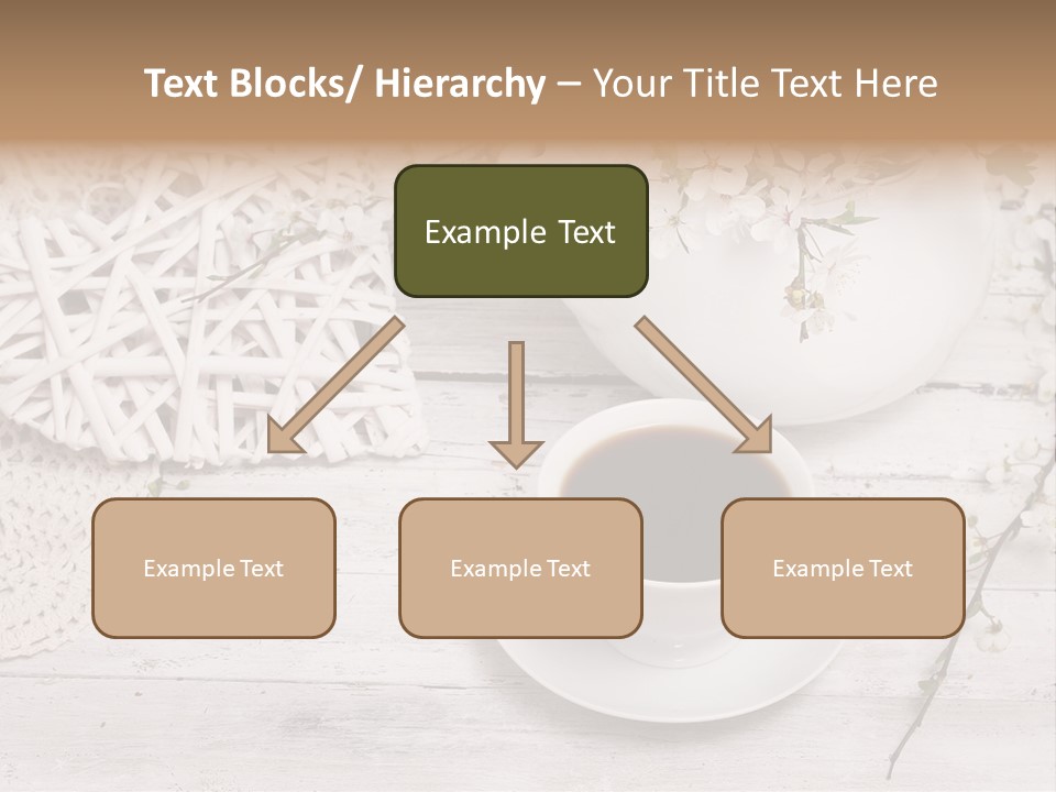 White Natural Texture PowerPoint Template
