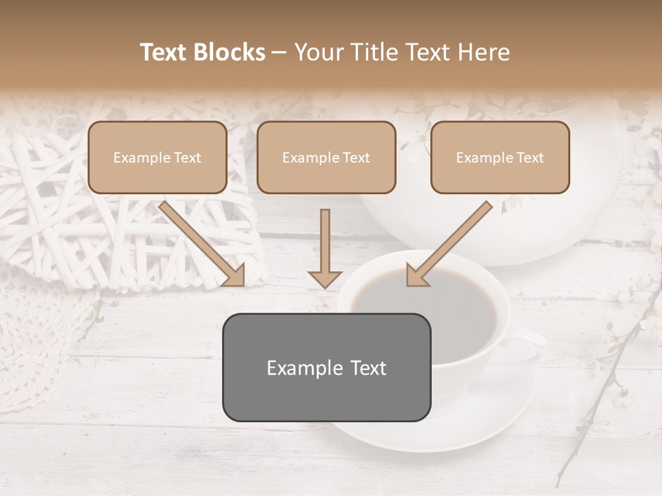 White Natural Texture PowerPoint Template