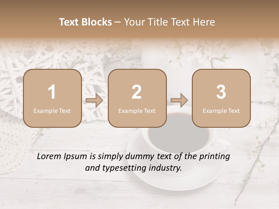 White Natural Texture PowerPoint Template