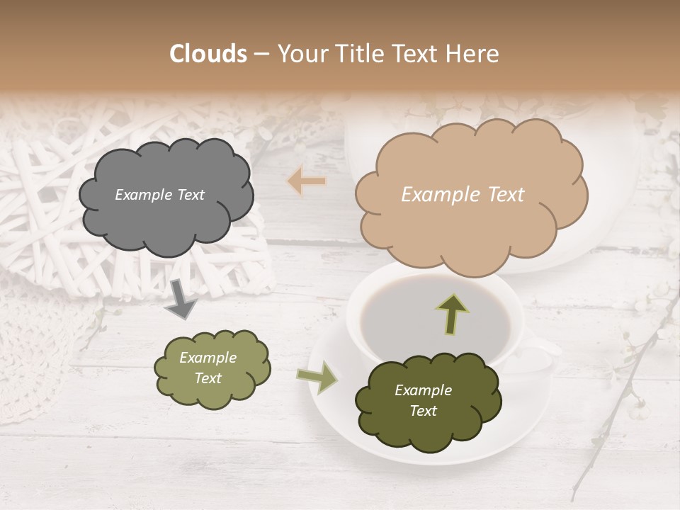 White Natural Texture PowerPoint Template