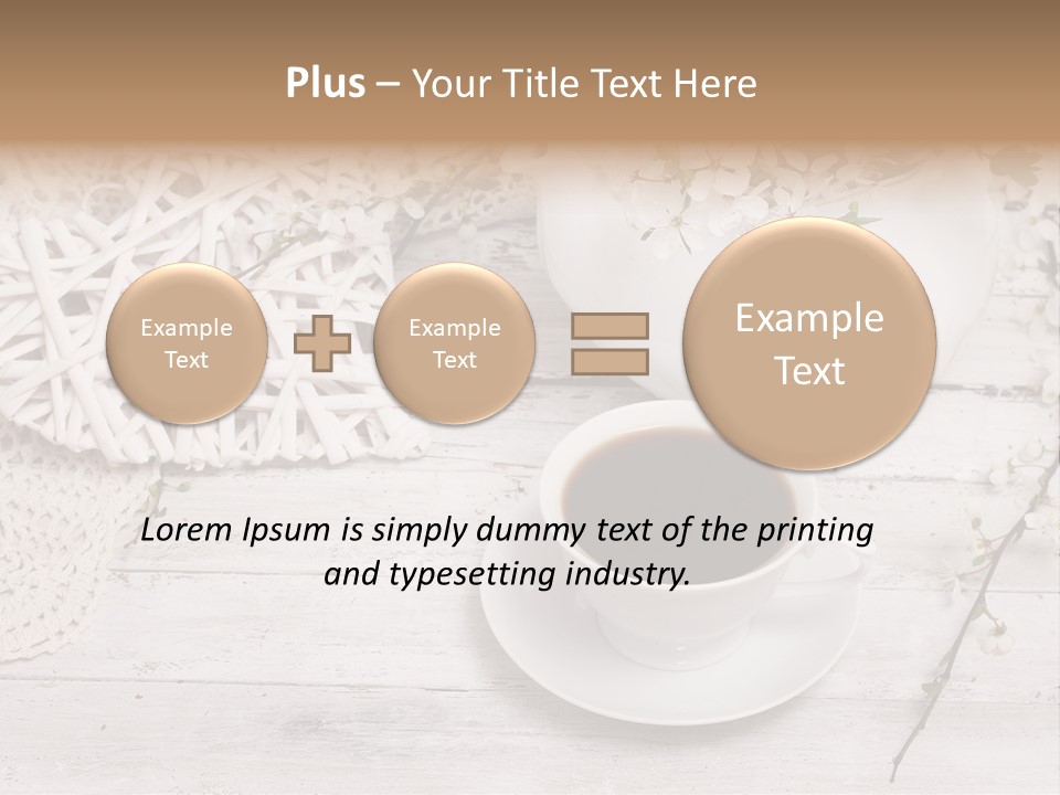 White Natural Texture PowerPoint Template