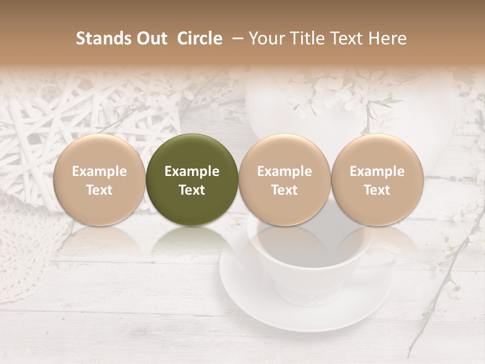 White Natural Texture PowerPoint Template