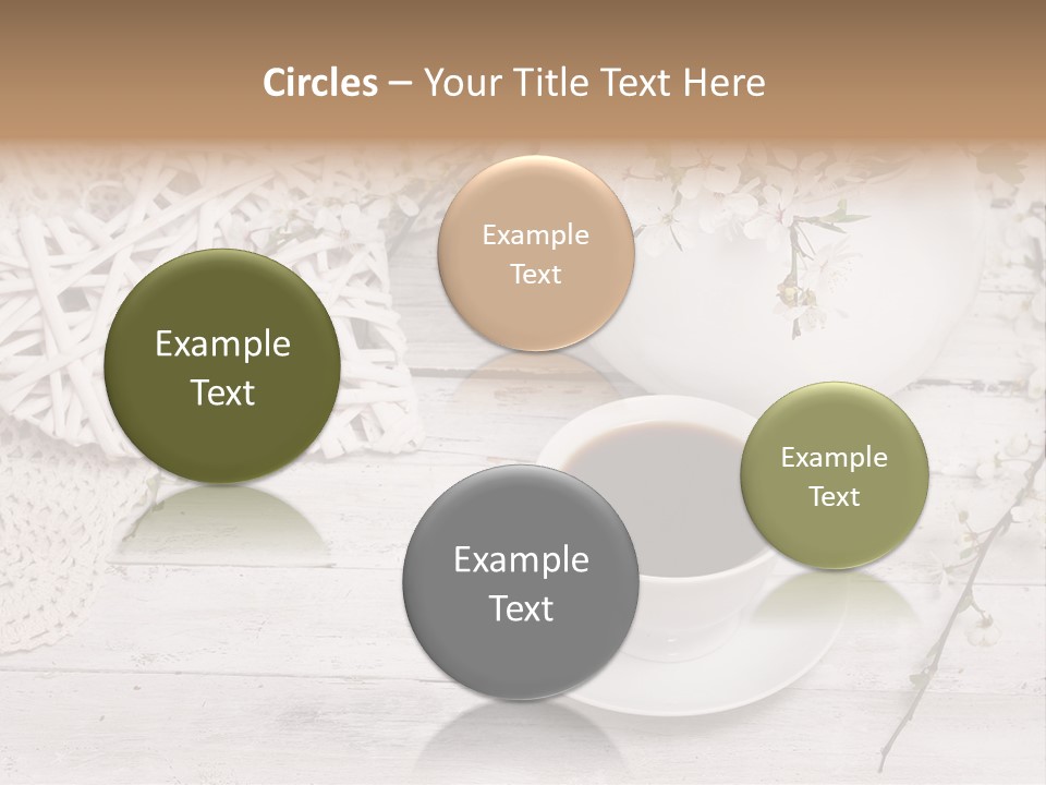White Natural Texture PowerPoint Template