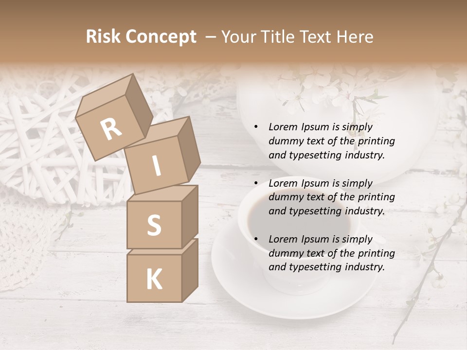 White Natural Texture PowerPoint Template