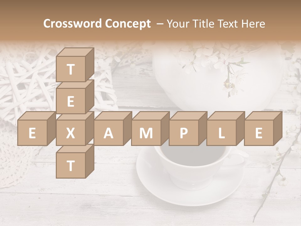 White Natural Texture PowerPoint Template