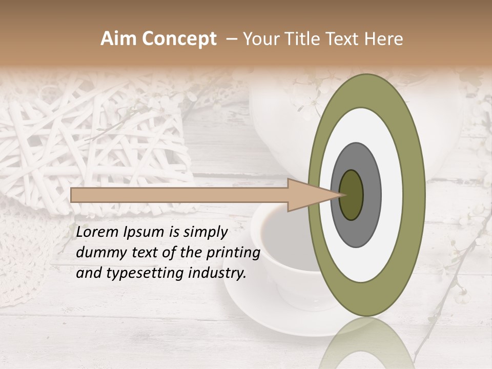 White Natural Texture PowerPoint Template