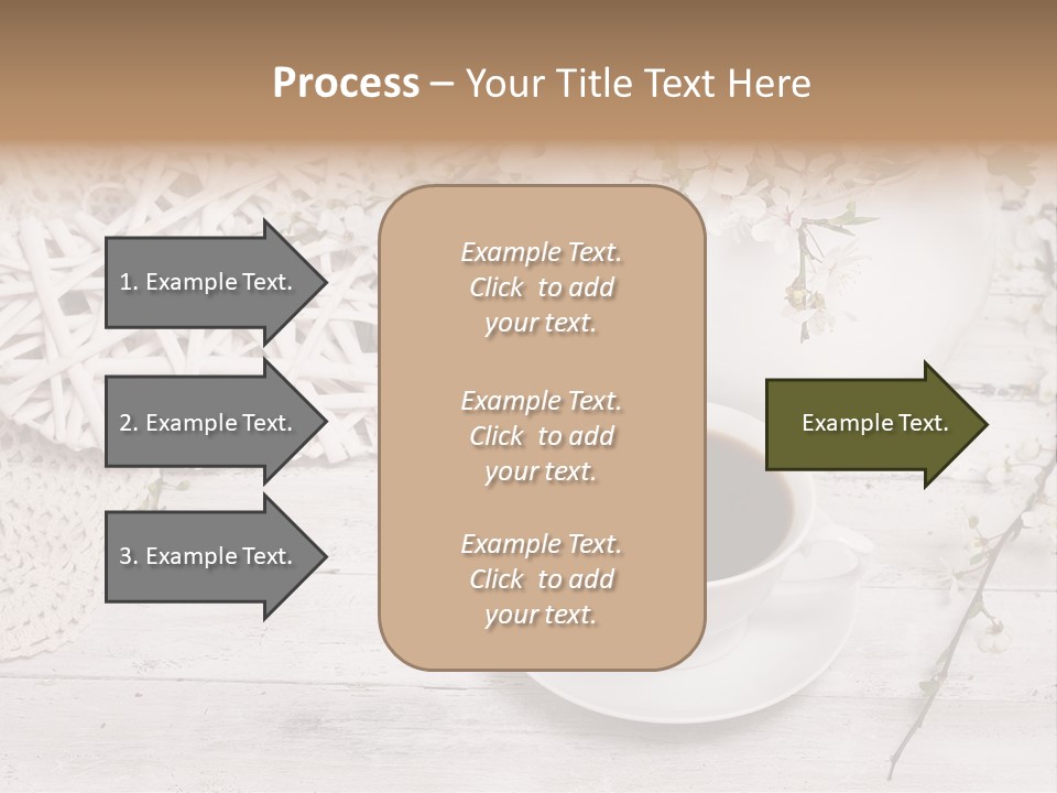 White Natural Texture PowerPoint Template