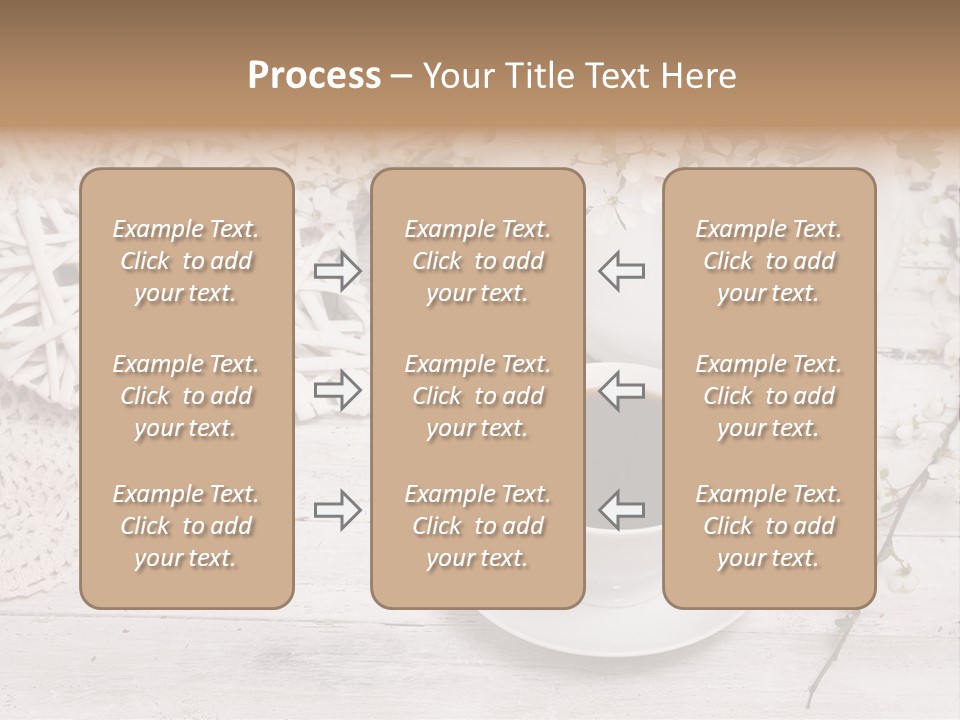 White Natural Texture PowerPoint Template