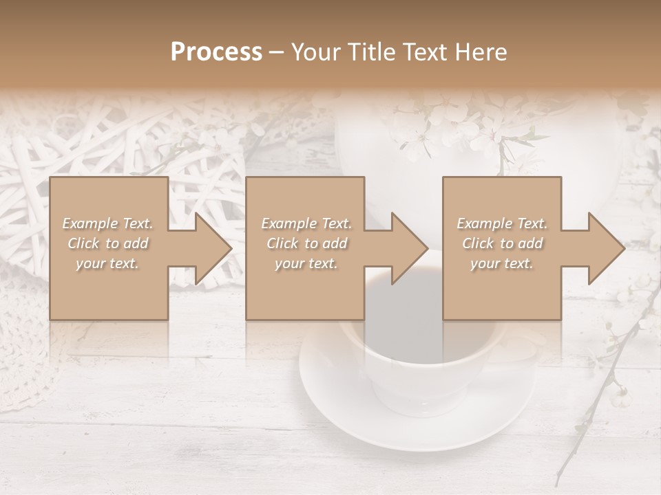 White Natural Texture PowerPoint Template