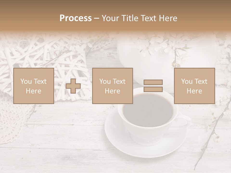 White Natural Texture PowerPoint Template