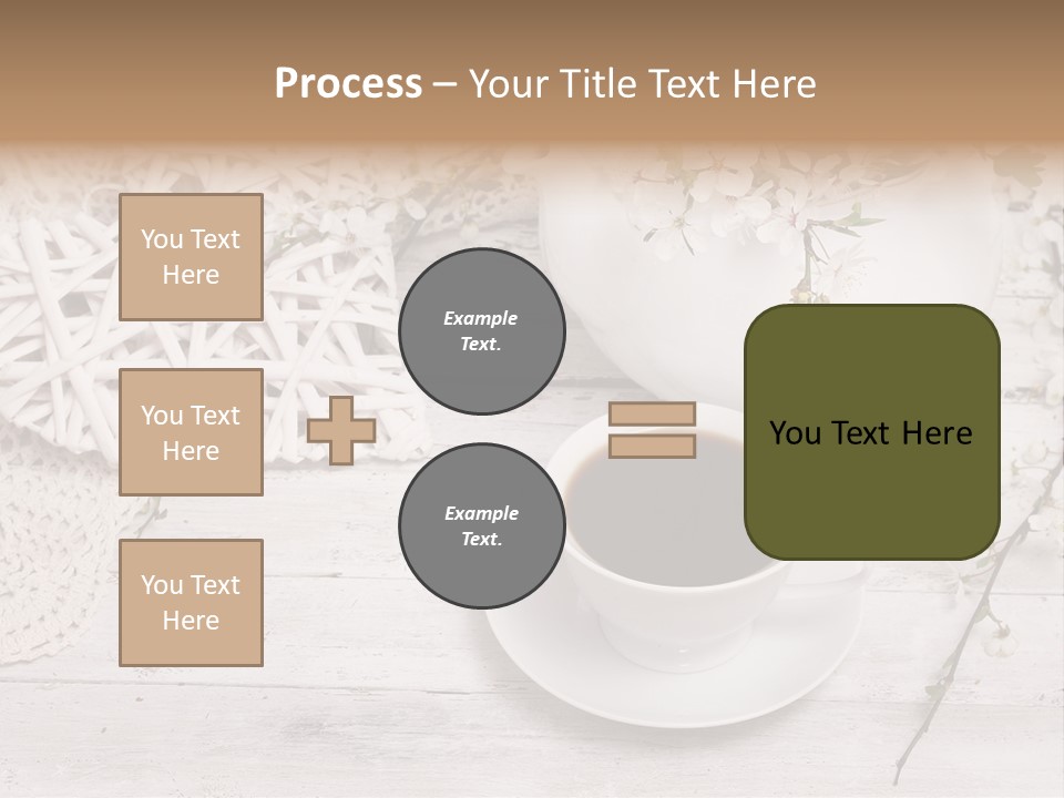 White Natural Texture PowerPoint Template