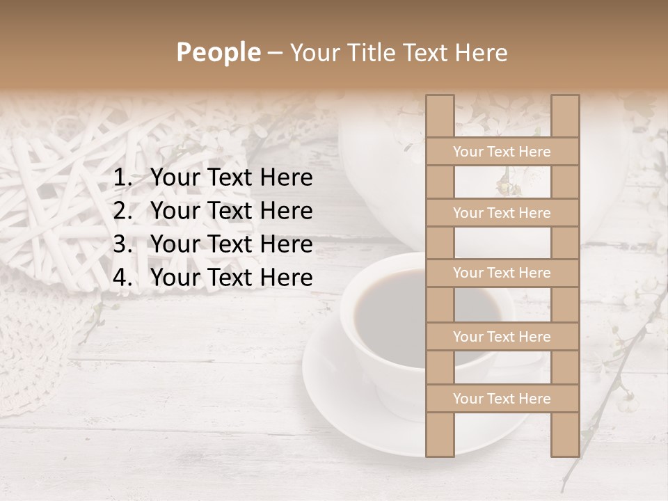 White Natural Texture PowerPoint Template