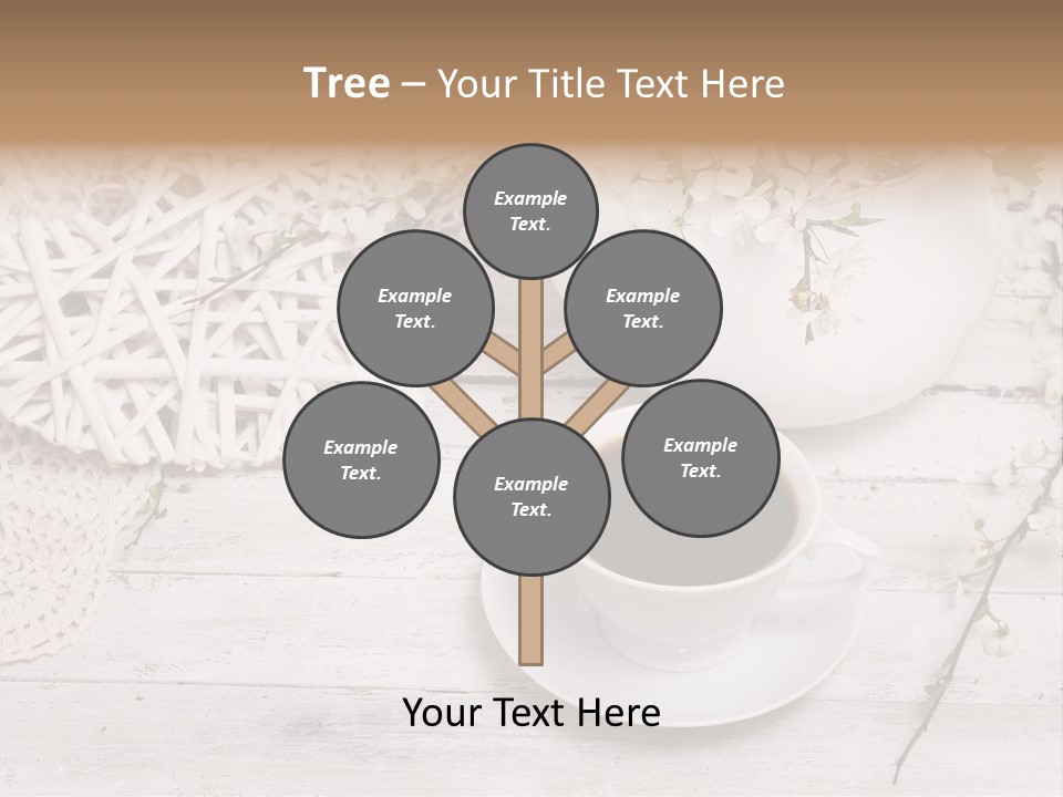 White Natural Texture PowerPoint Template