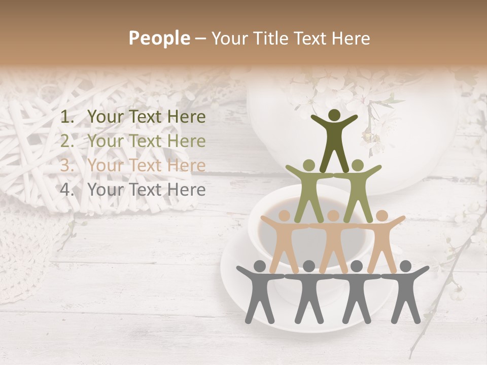 White Natural Texture PowerPoint Template