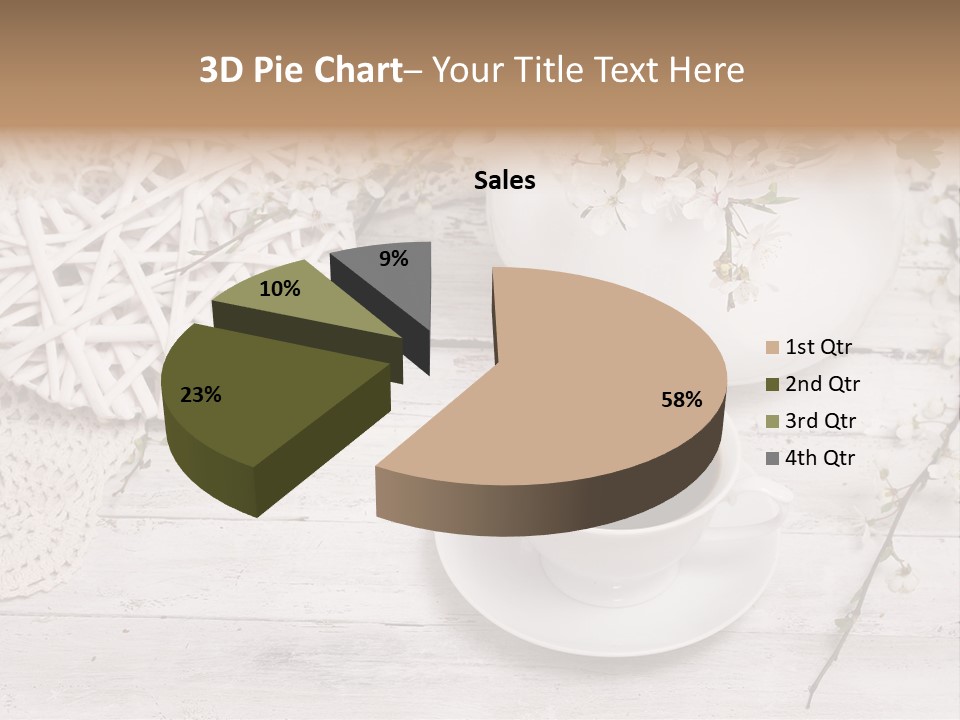 White Natural Texture PowerPoint Template