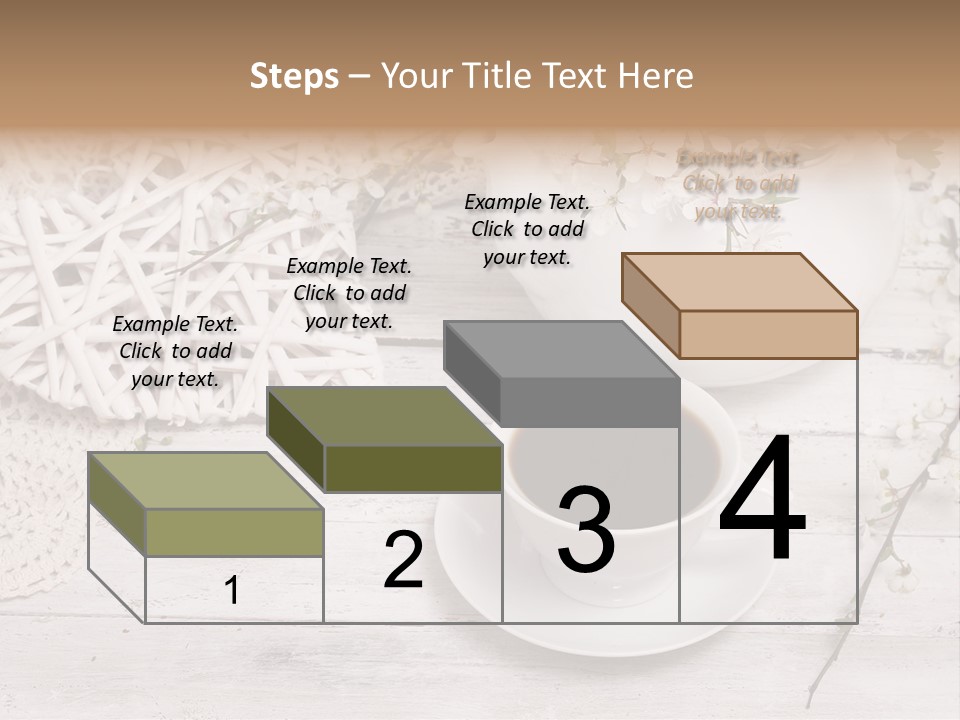 White Natural Texture PowerPoint Template