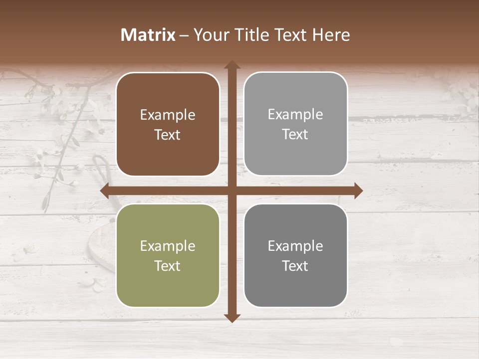 Card Texture Wooden PowerPoint Template