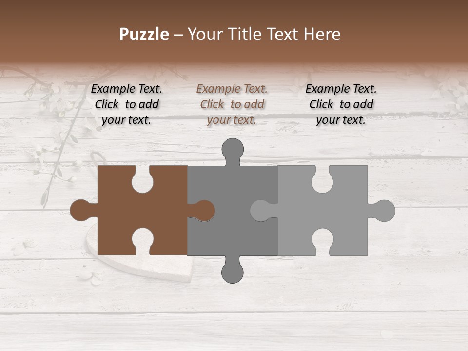 Card Texture Wooden PowerPoint Template