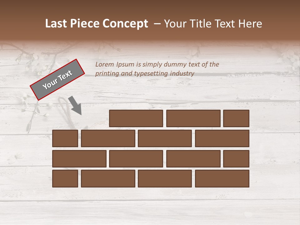 Card Texture Wooden PowerPoint Template