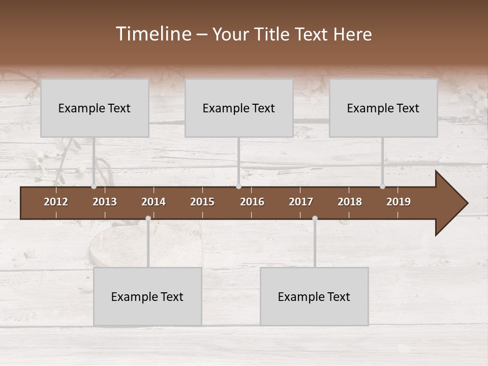 Card Texture Wooden PowerPoint Template
