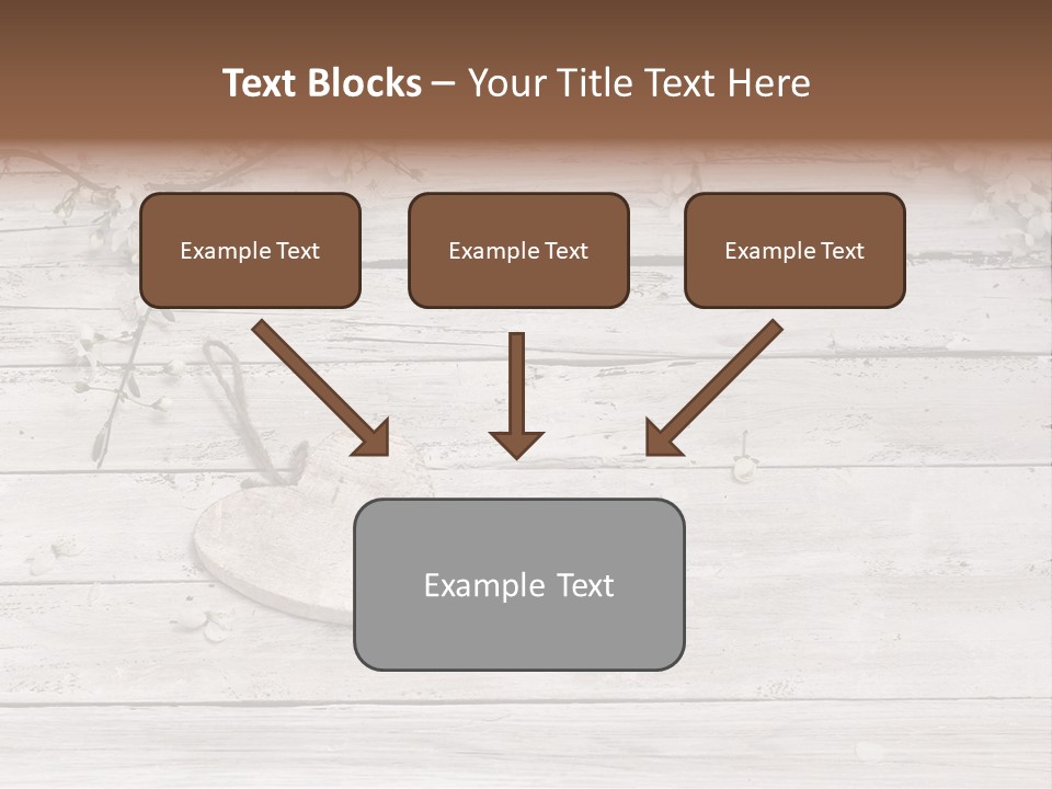Card Texture Wooden PowerPoint Template
