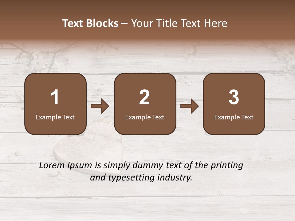 Card Texture Wooden PowerPoint Template