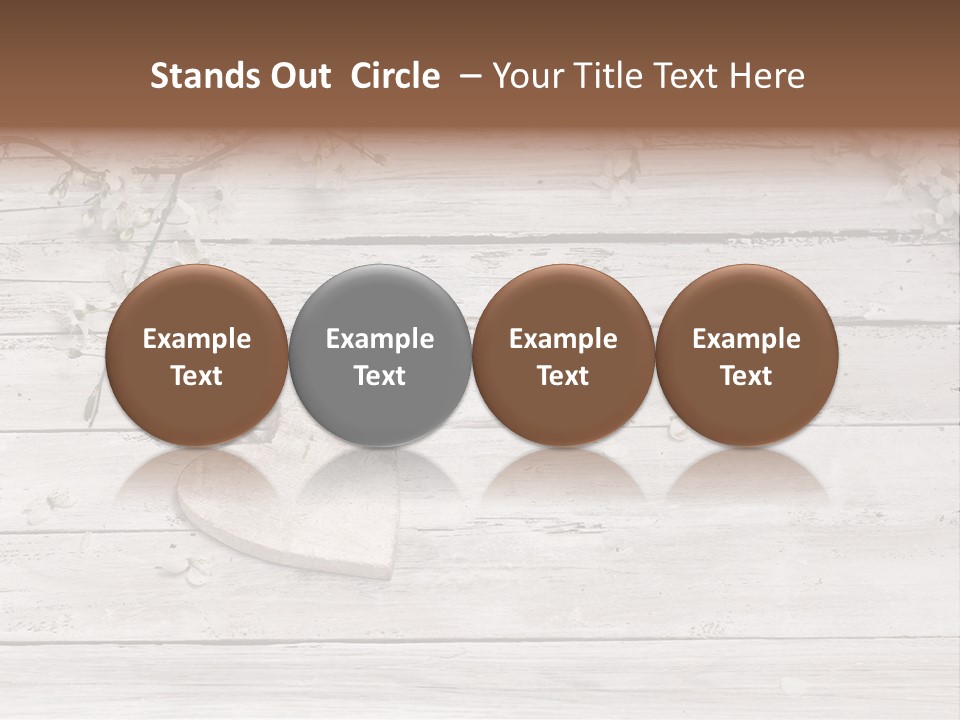 Card Texture Wooden PowerPoint Template