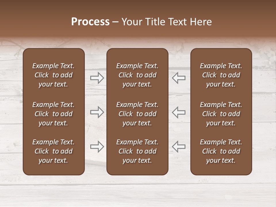 Card Texture Wooden PowerPoint Template