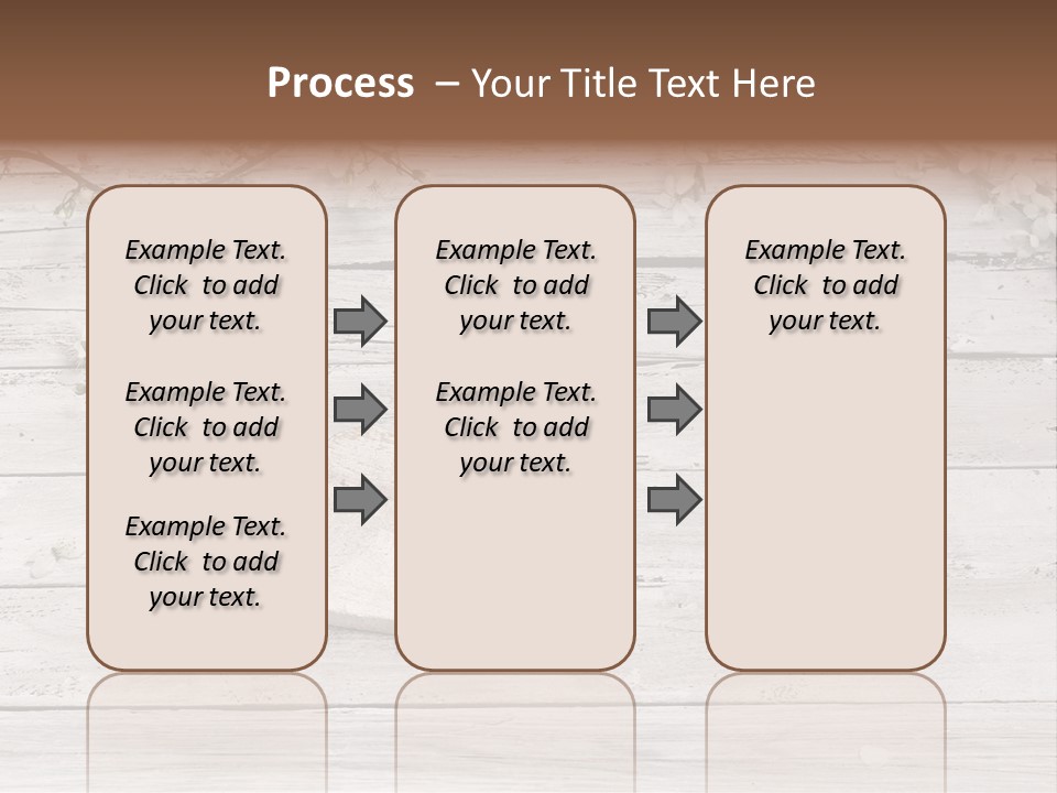 Card Texture Wooden PowerPoint Template