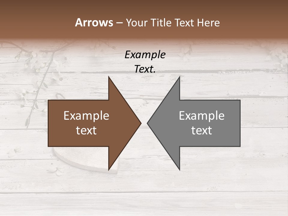 Card Texture Wooden PowerPoint Template