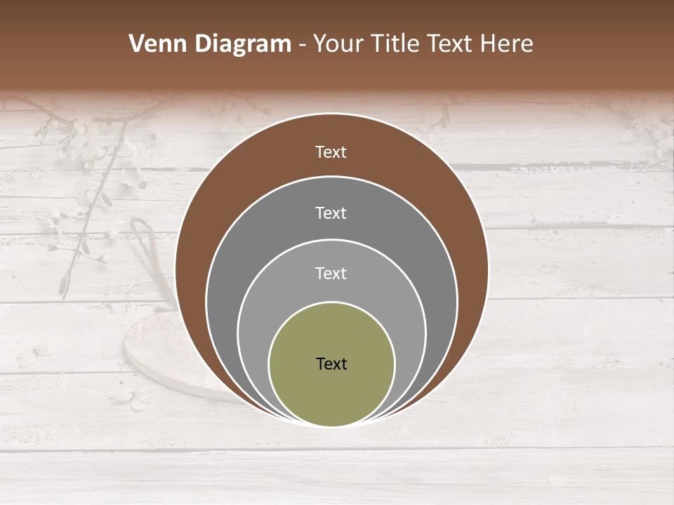 Card Texture Wooden PowerPoint Template