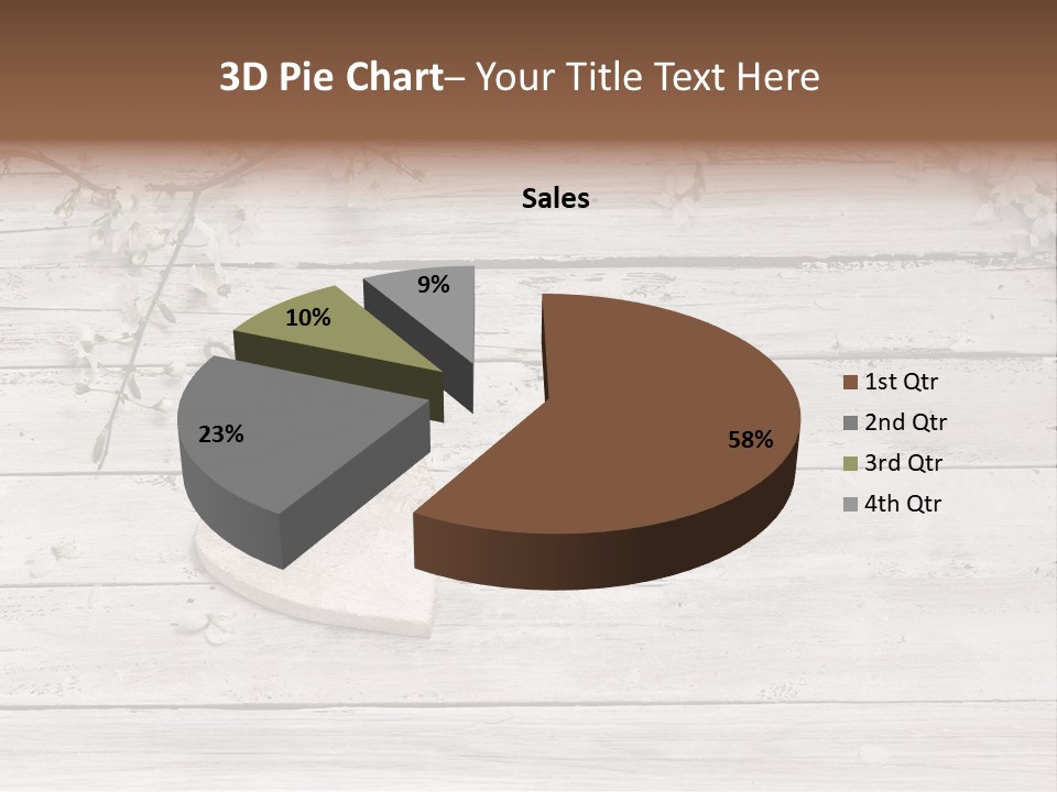 Card Texture Wooden PowerPoint Template