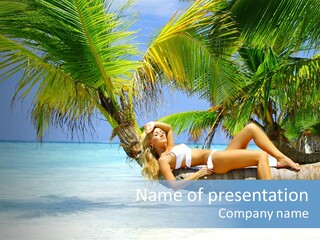 Leg Travel Spa PowerPoint Template