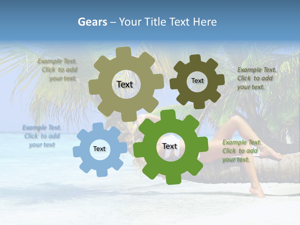 Leg Travel Spa PowerPoint Template