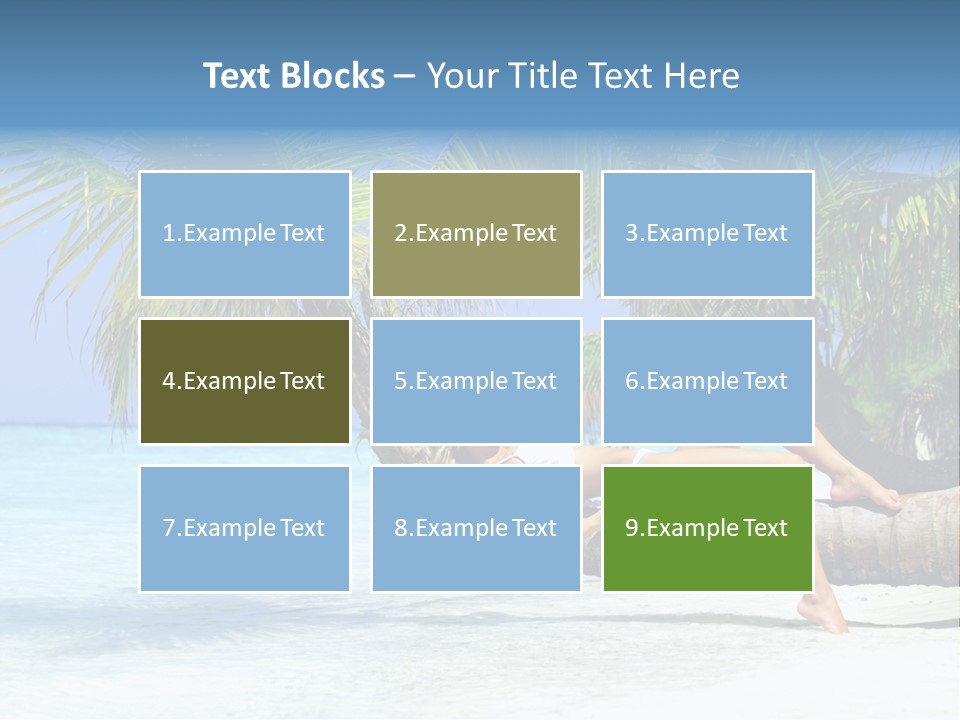 Leg Travel Spa PowerPoint Template