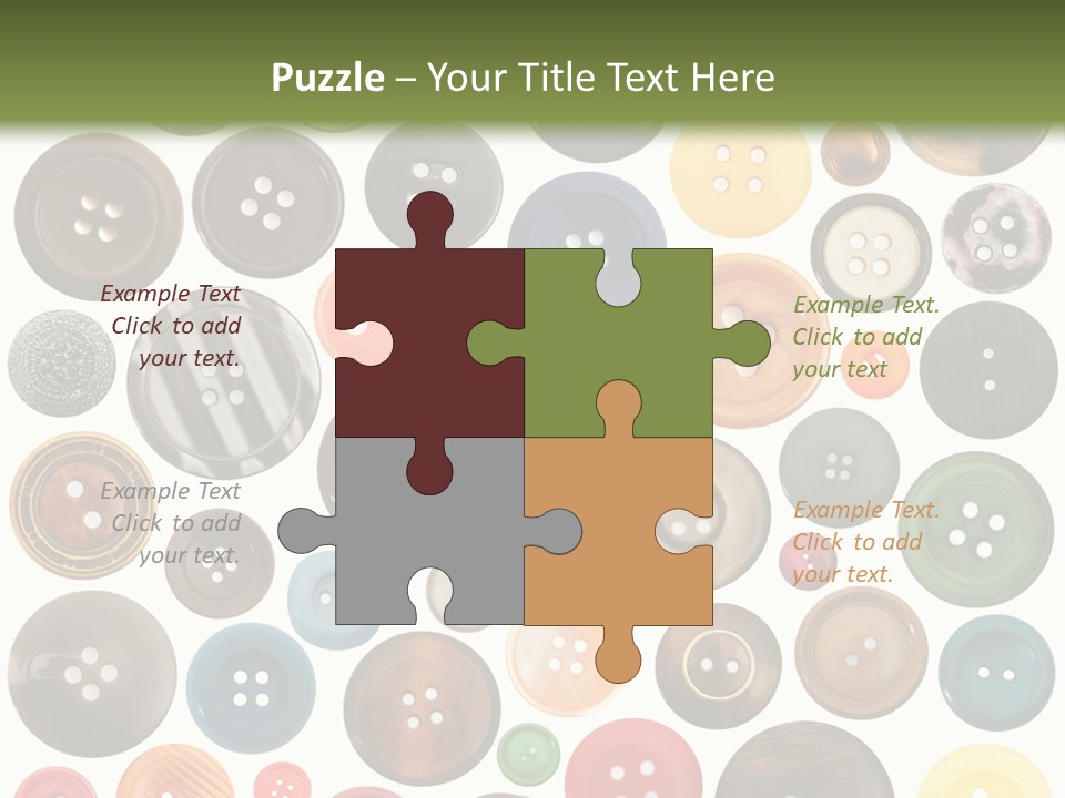 Texture Clothing Nature PowerPoint Template