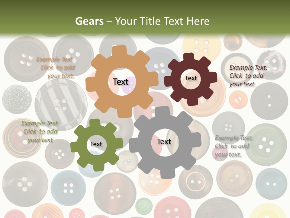 Texture Clothing Nature PowerPoint Template