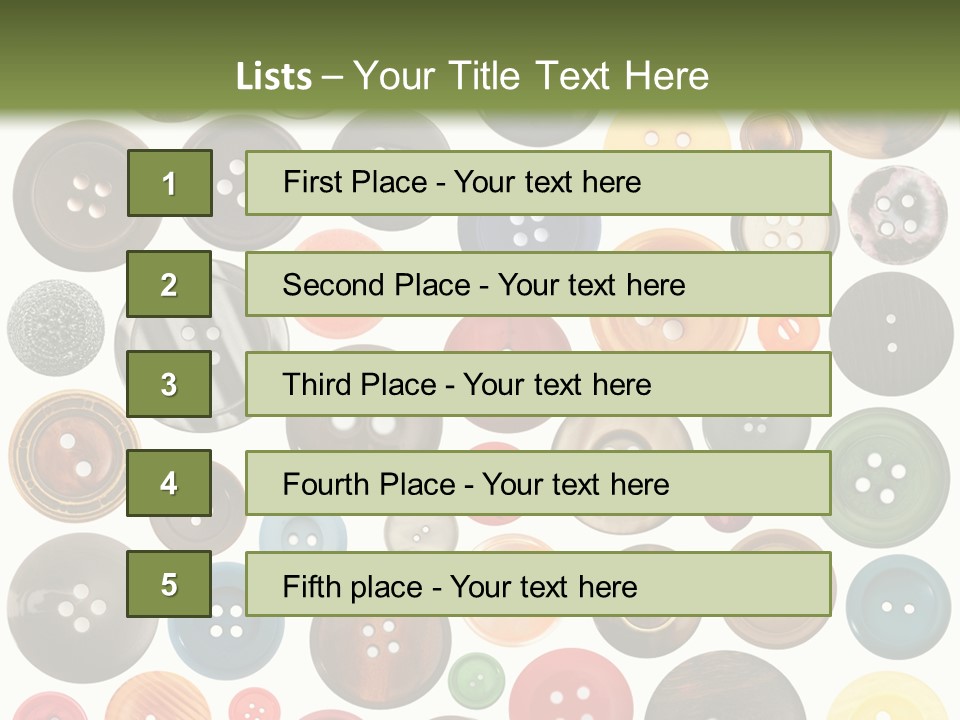 Texture Clothing Nature PowerPoint Template