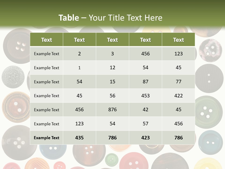 Texture Clothing Nature PowerPoint Template