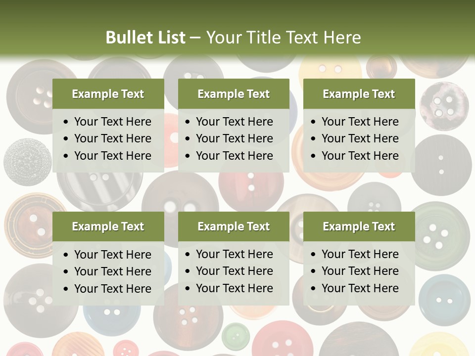 Texture Clothing Nature PowerPoint Template